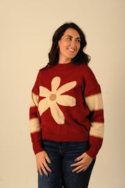 Merlot Meadow Sweater