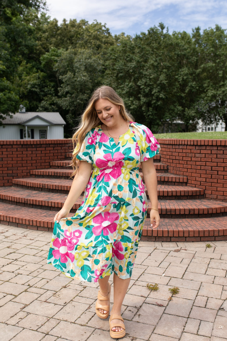 Mint Bliss Midi Dress