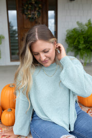 Mist High Neck Knit Sweater