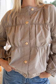 Modern Flair Button Jacket