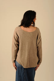 Morning Mist V Neck Sweater