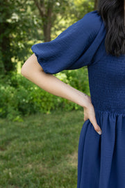 Navy Elegance Dress