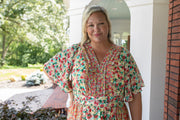 Orange Blossom Smocked Dress