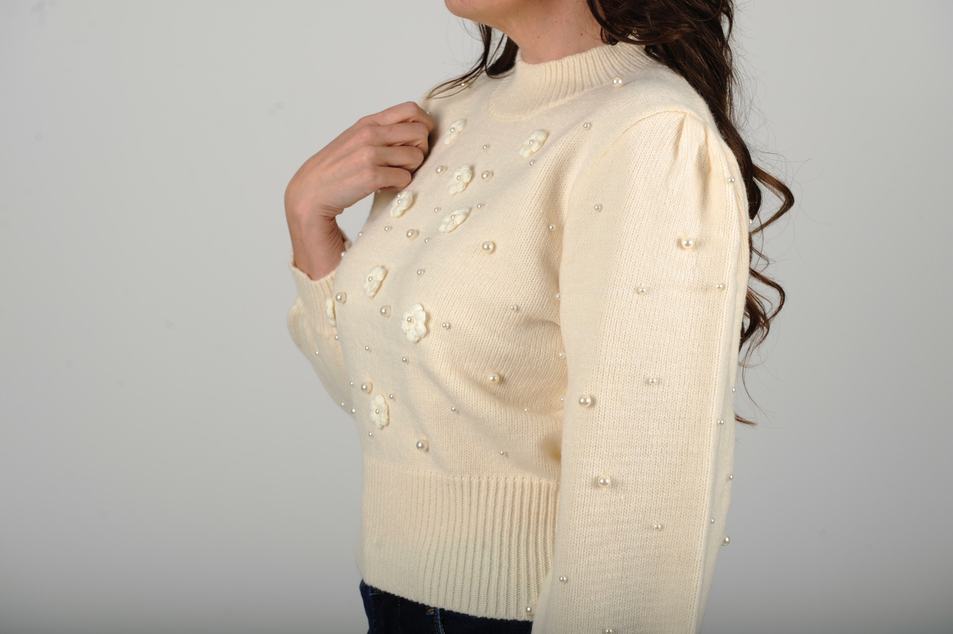 Pearl Blossoms Sweater