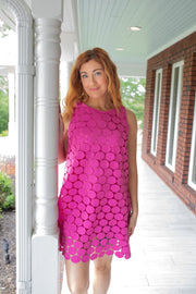 Pretty in Polka Dot Lace Dress