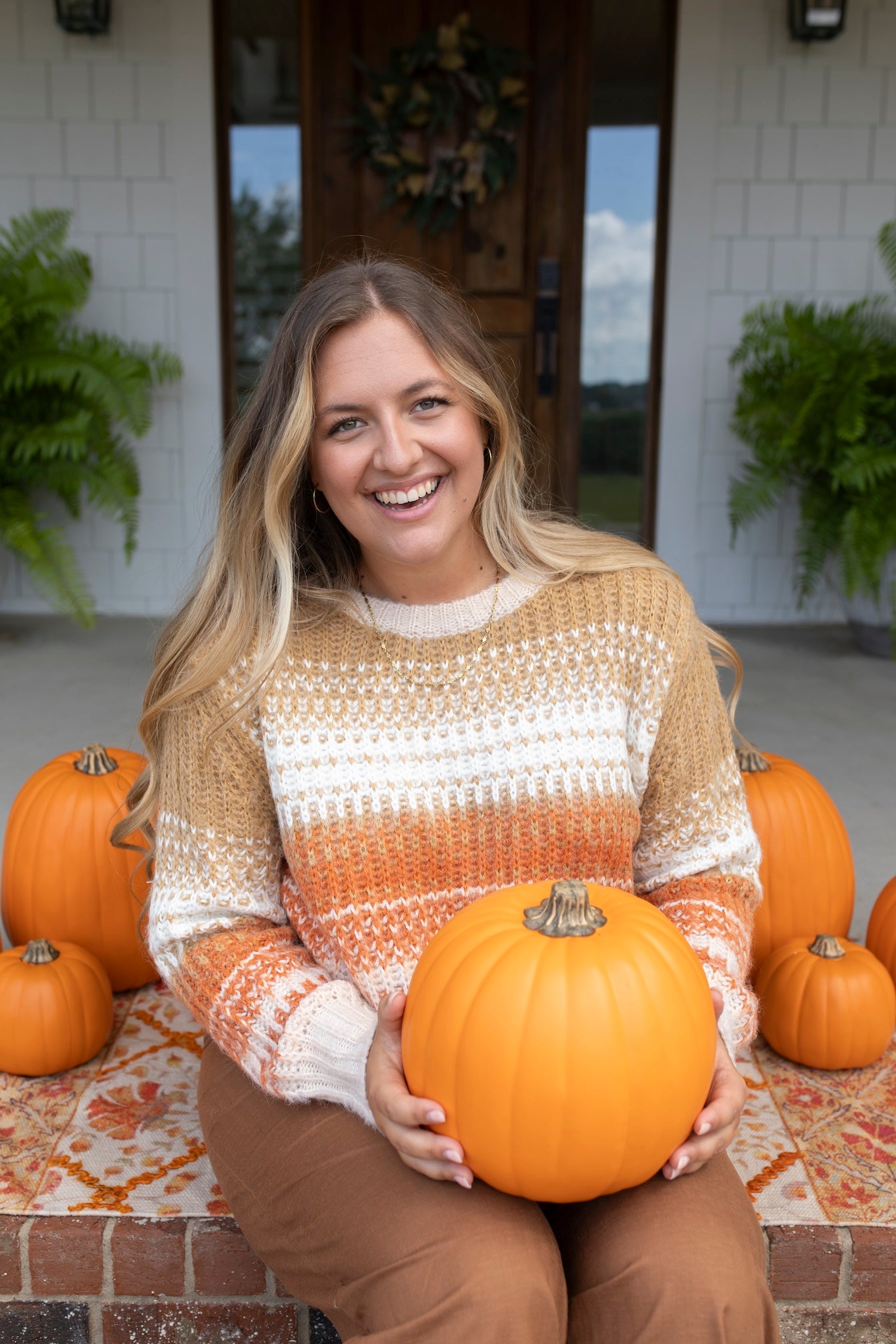 Pumpkin Spice Pullover Sweater