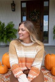 Pumpkin Spice Pullover Sweater