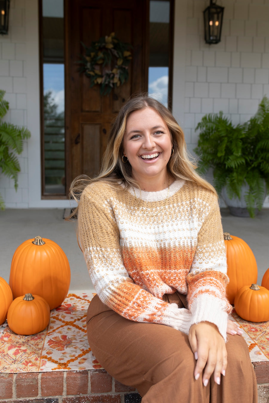 Pumpkin Spice Pullover Sweater