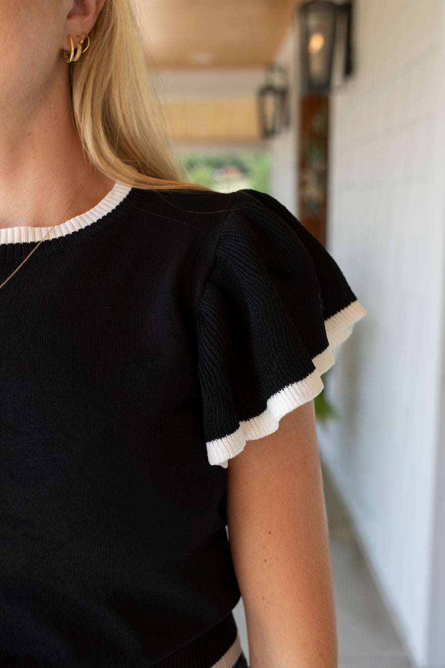 Refined Ruffle Top