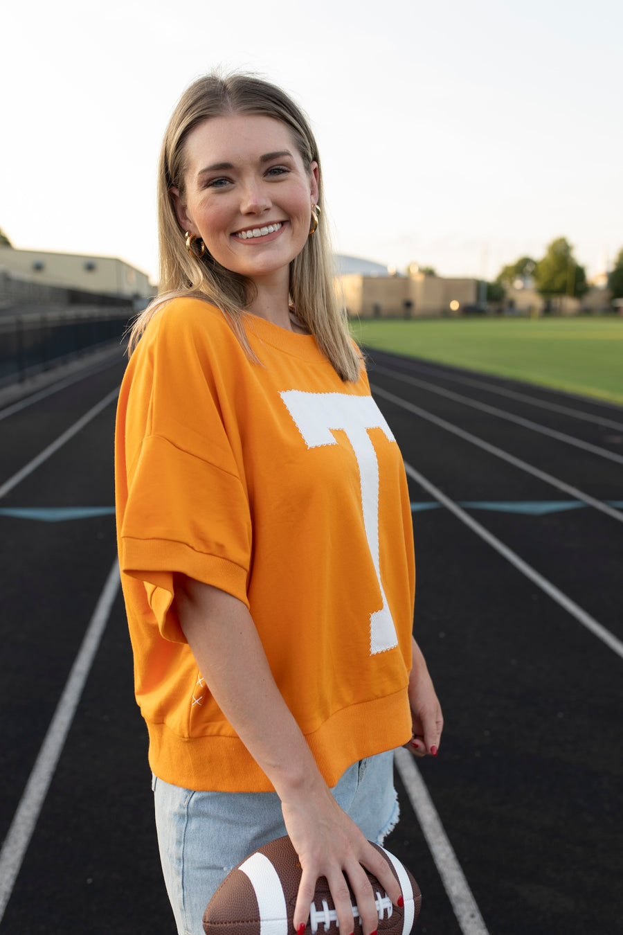 Running Through the T Stitched Blouse