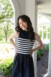 She's the Captain Nautical Midi Dress