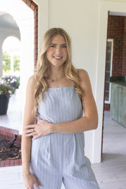 Sunset Stroll Striped Jumpsuit