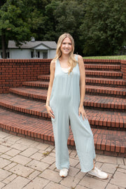 Sweet Sage Wide Leg Jumpsuit