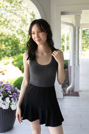 The Essential Tank in Charcoal