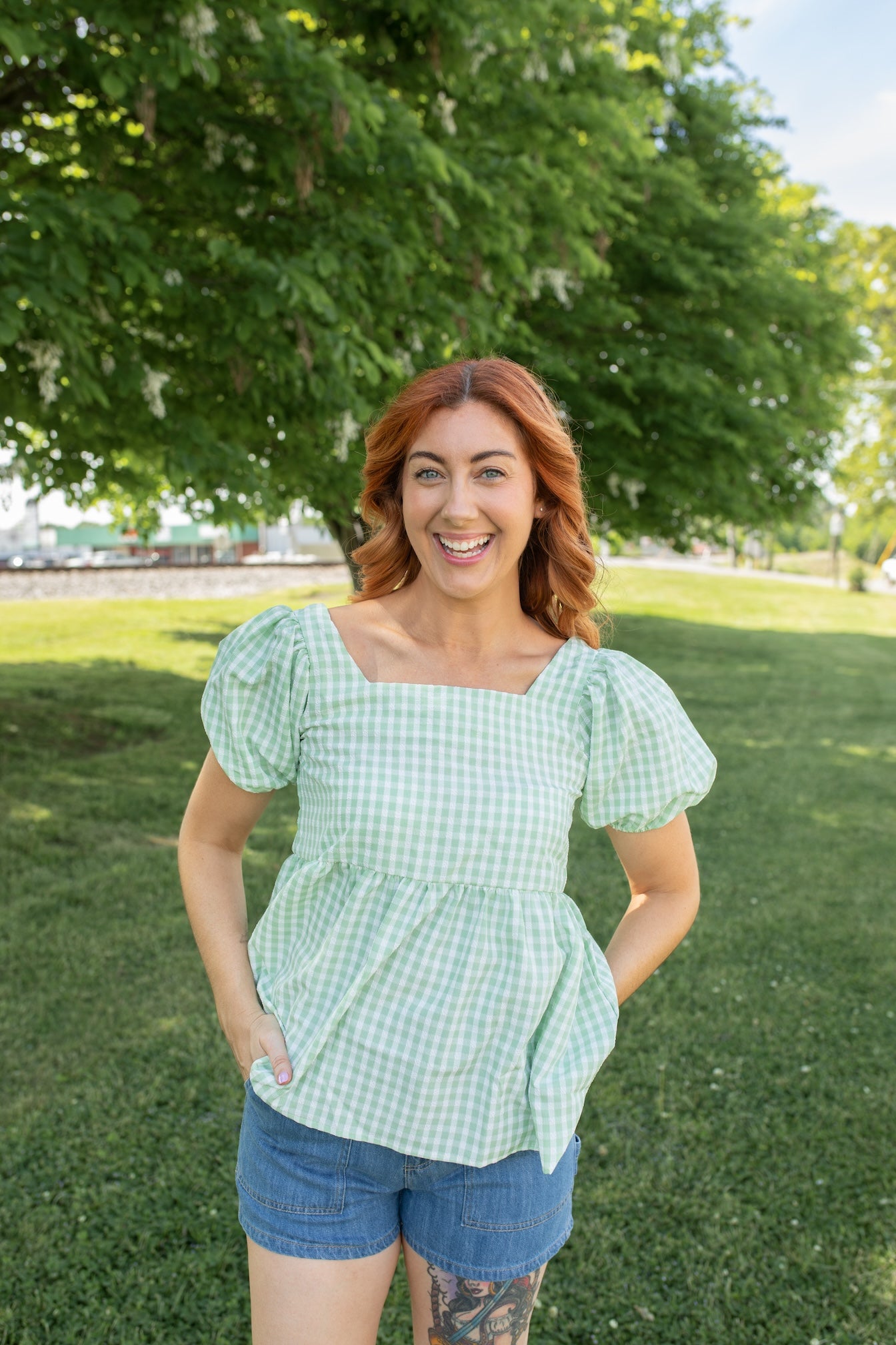 The Perfect Picnic Peplum Blouse