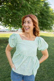 The Perfect Picnic Peplum Blouse