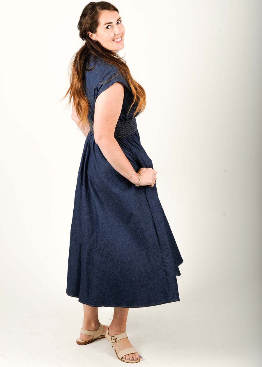 Denim Darling Midi Dress
