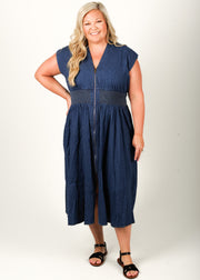 Denim Darling Midi Dress