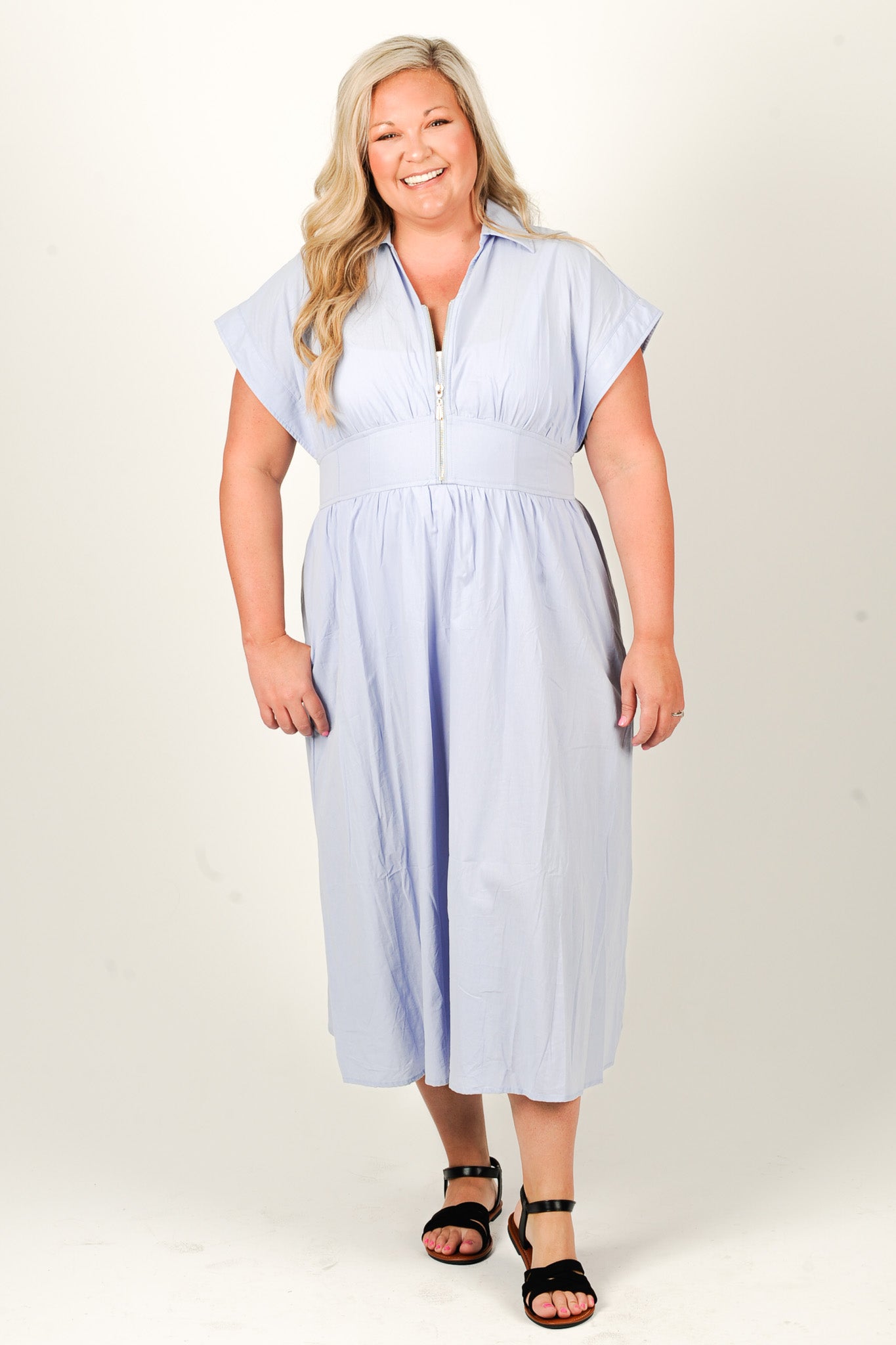 Pockets and Poise Dress