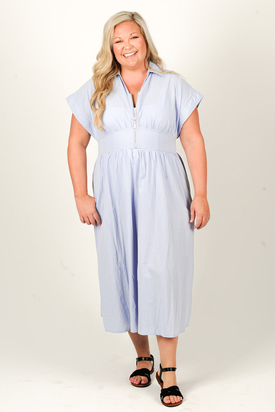 Pockets and Poise Dress