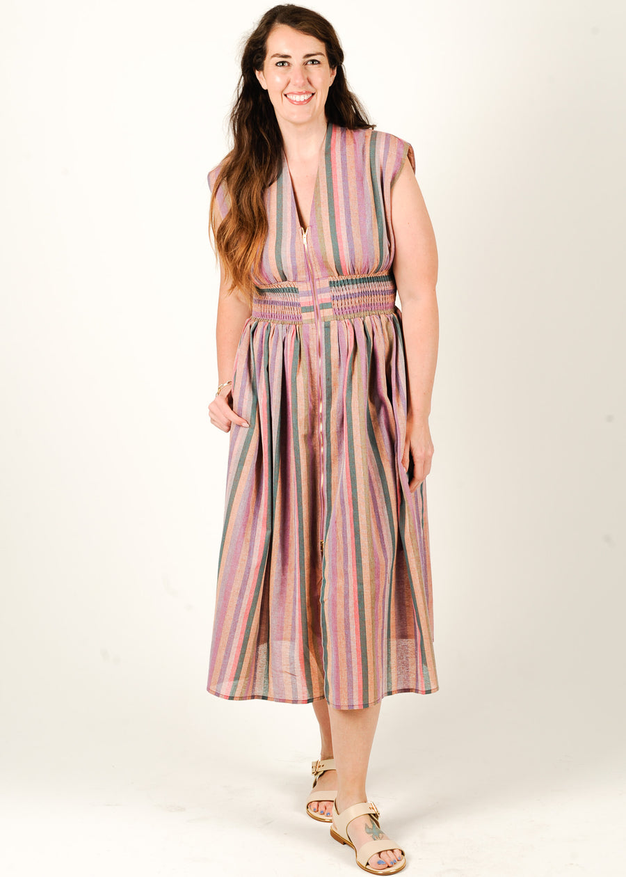Acai Stripes Midi