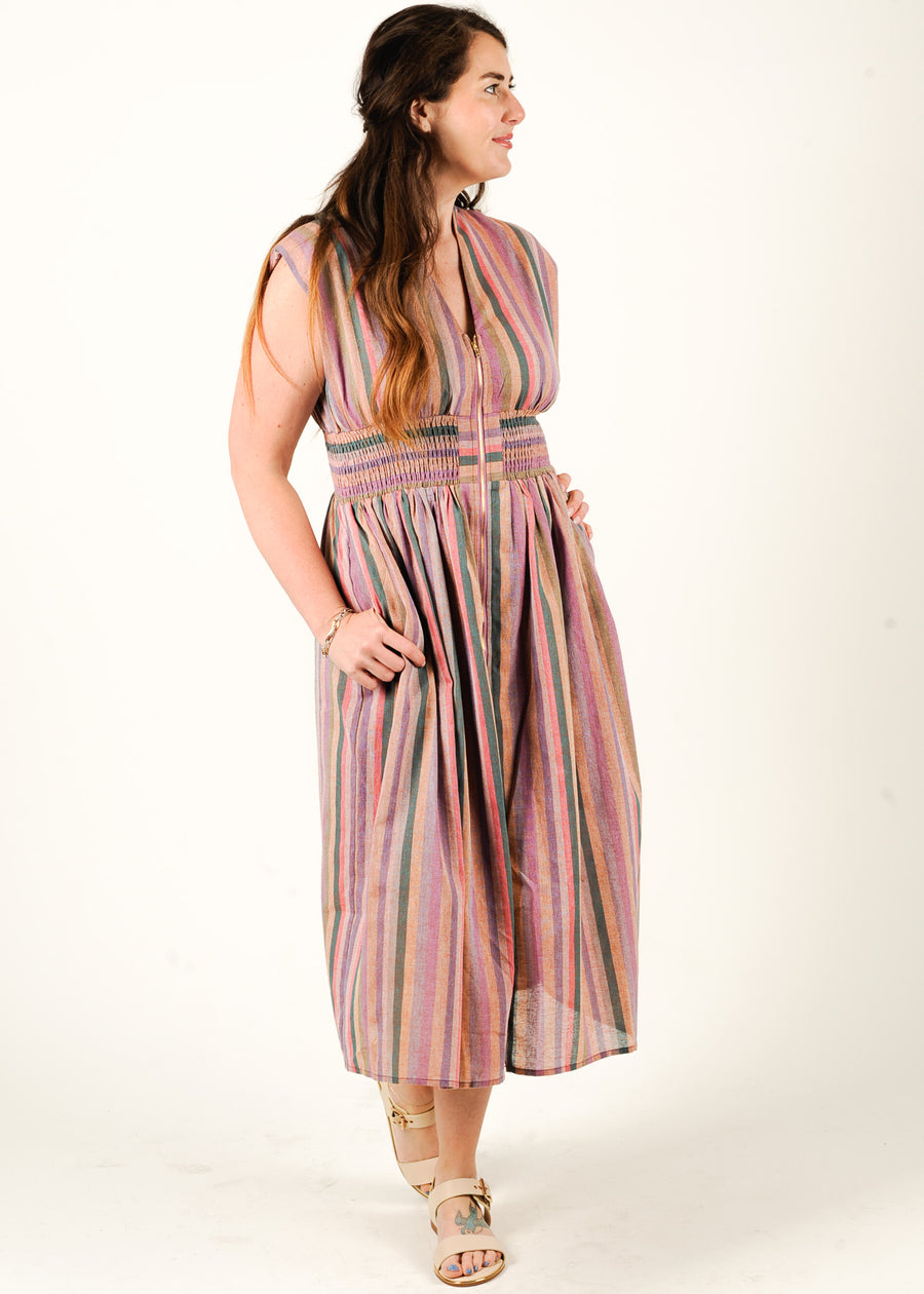 Acai Stripes Midi