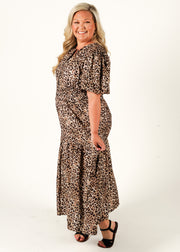 Wild Elegance Midi Dress