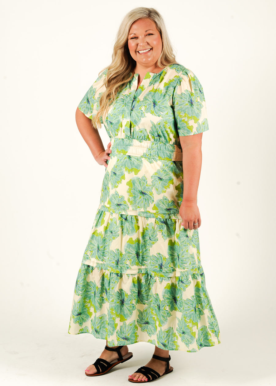 Springtide Garden Midi Dress