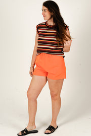 Spiced Striped Sleeveless Sweater