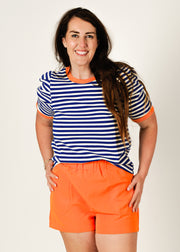 Breezy Stripe Tee