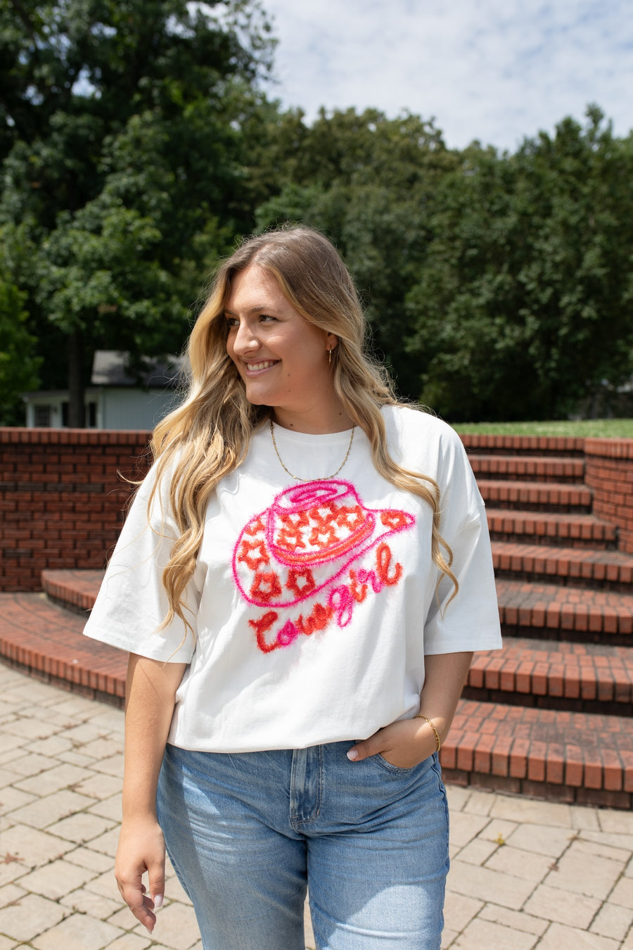 Western Hat Cowgirl Tee