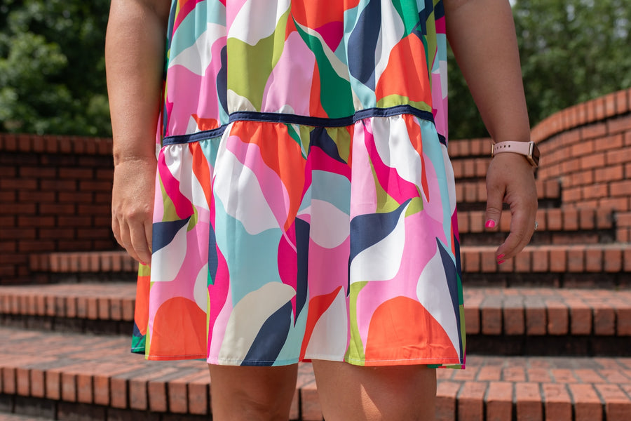 Whimsical Wonderland Babydoll Dress with Puff Sleeves