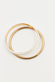 White and Gold Stack