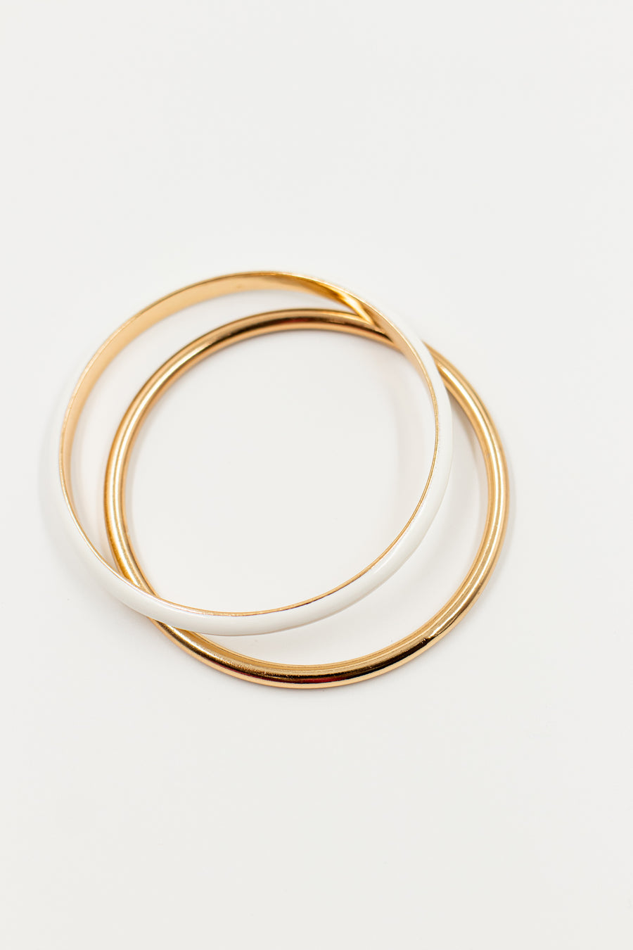 White and Gold Stack