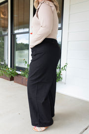 Wide Leg Black Pants