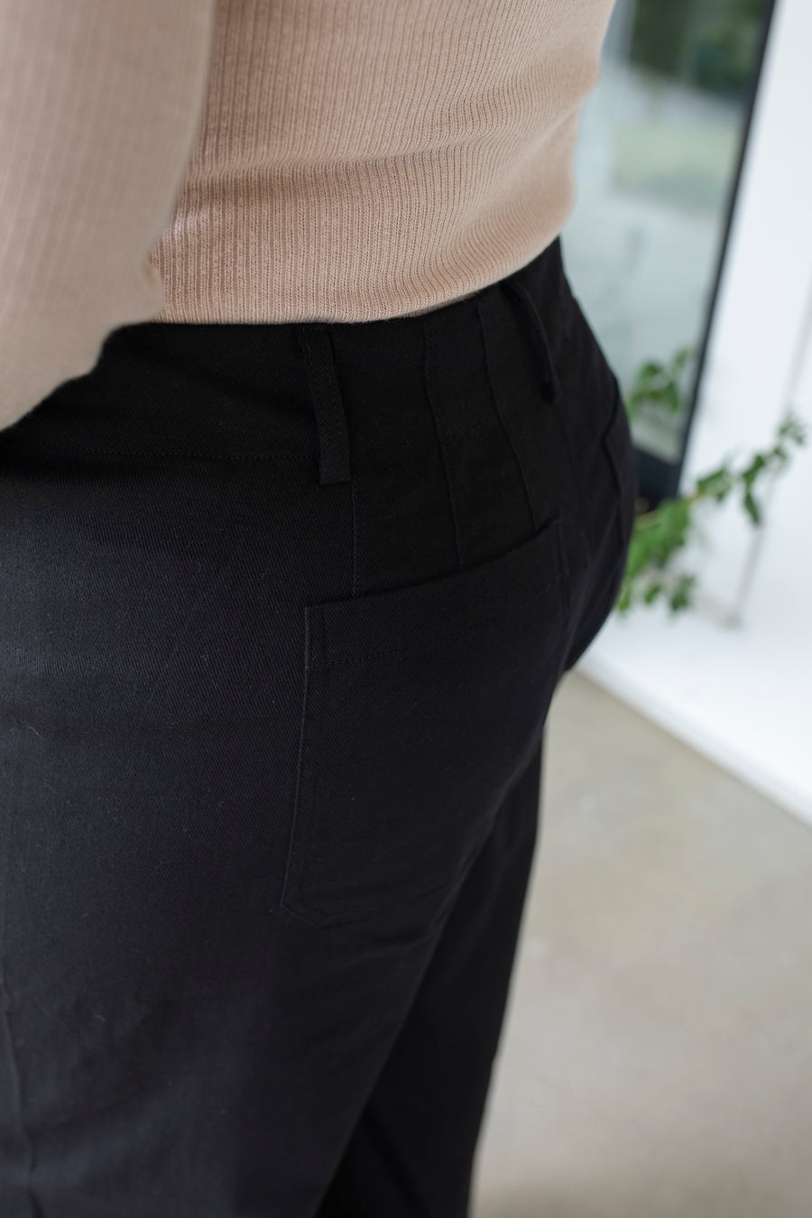 Wide Leg Black Pants