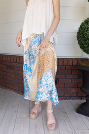 Wildflower Dreams Mixed Floral Skirt