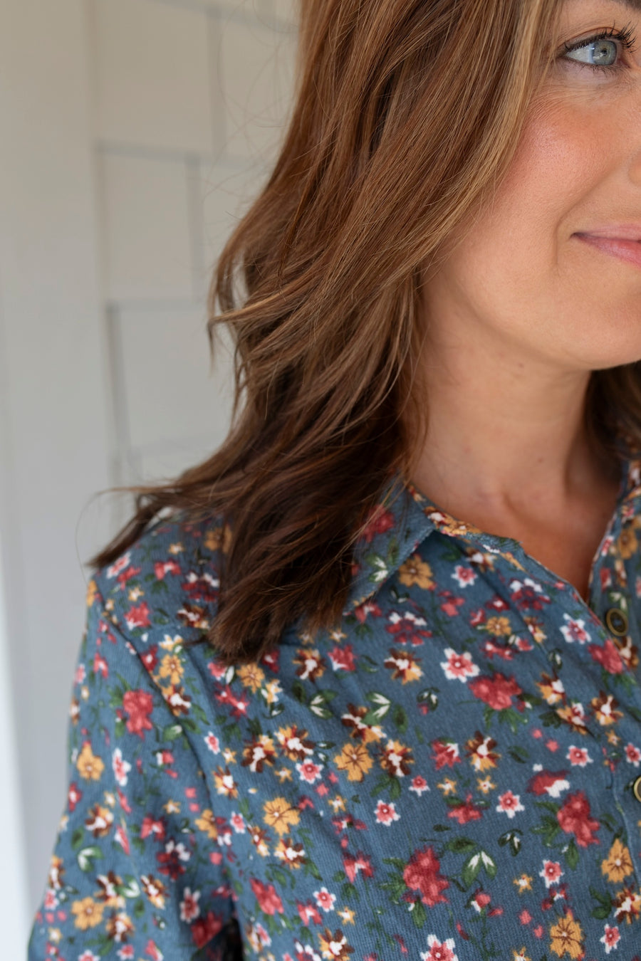 With the Wildflowers Corduroy Dress